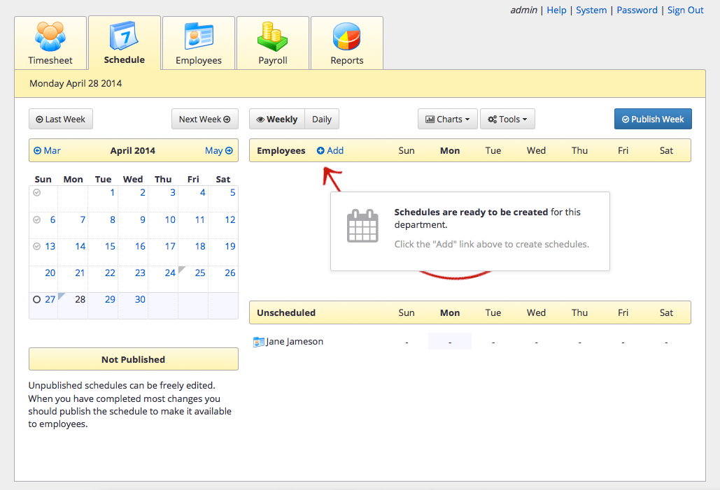 employee work scheduling software